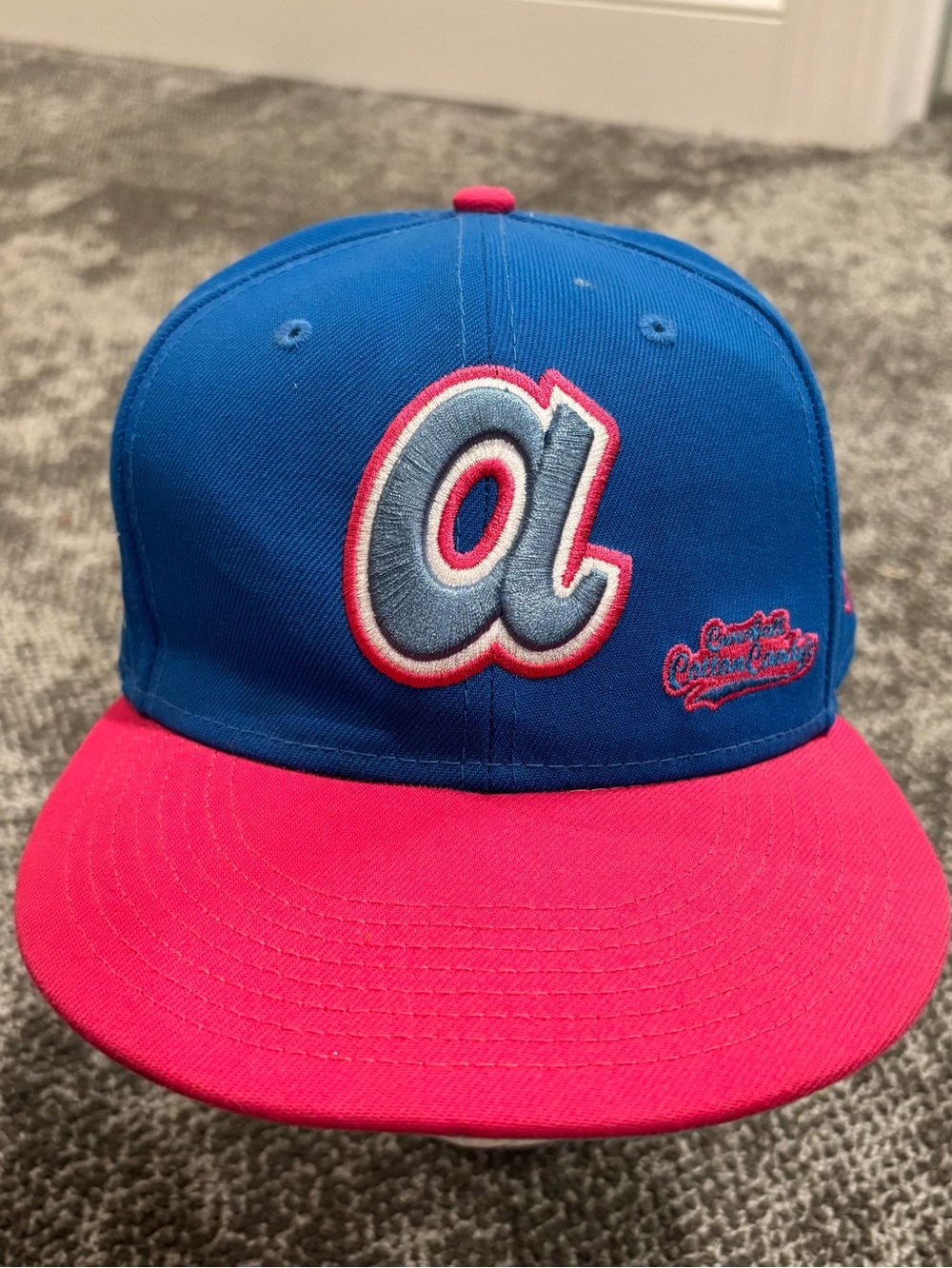New Era Atlanta Braves Big League Chew 59Fifty Cotton Candy Fitted 7 1/2 Hat